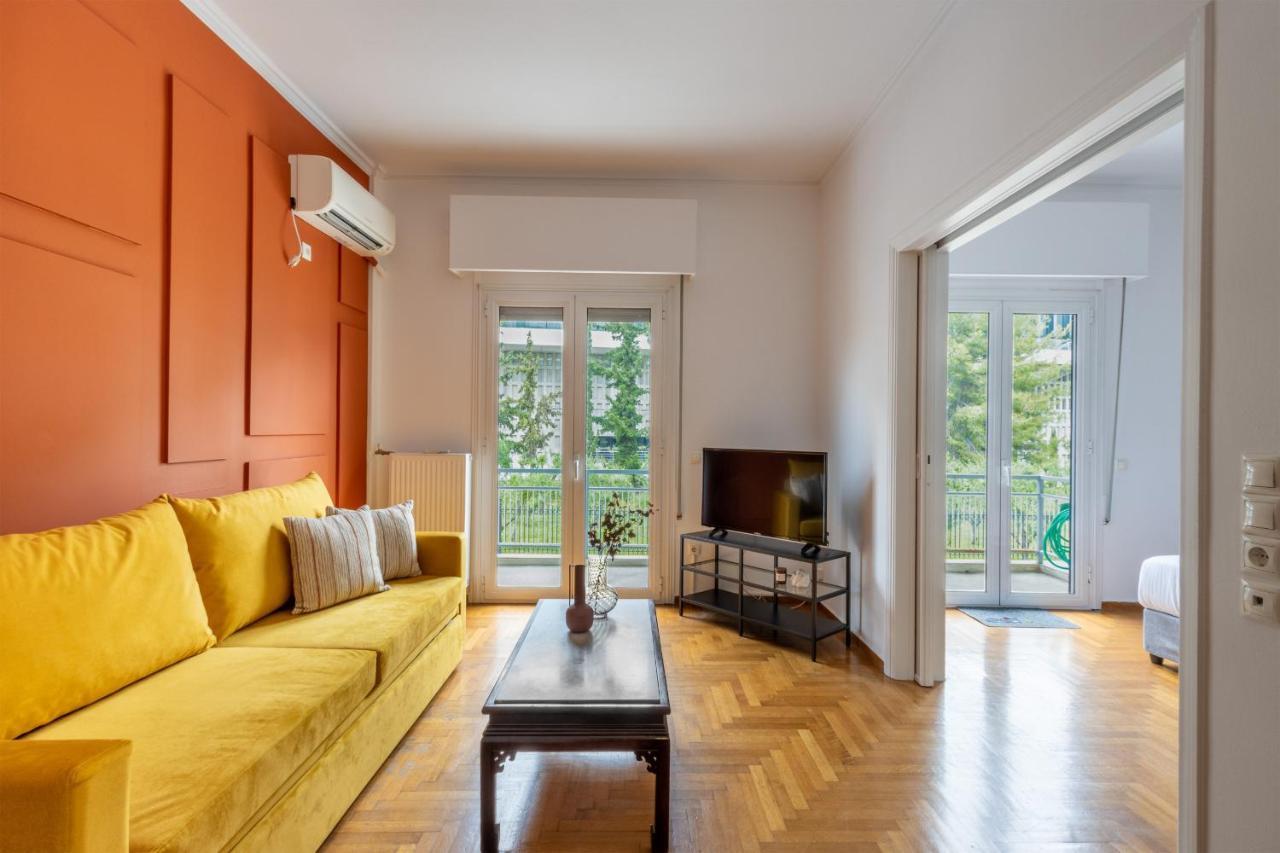 Spacious High-Ceiling 2-Bedroom By Acropolis Museum Aten Exteriör bild