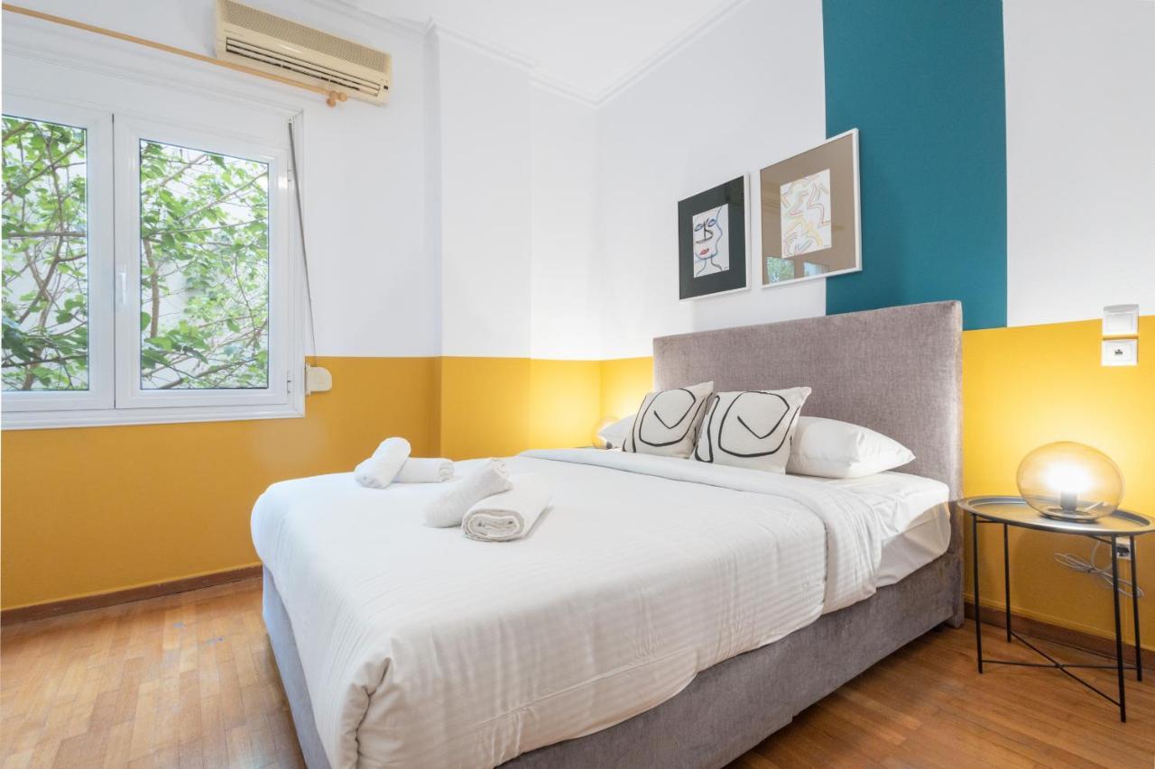 Spacious High-Ceiling 2-Bedroom By Acropolis Museum Aten Exteriör bild