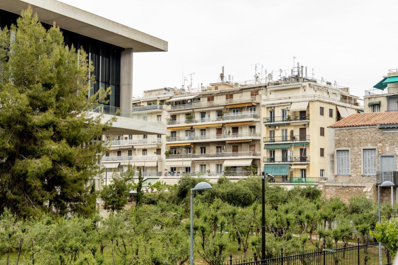 Spacious High-Ceiling 2-Bedroom By Acropolis Museum Aten Exteriör bild
