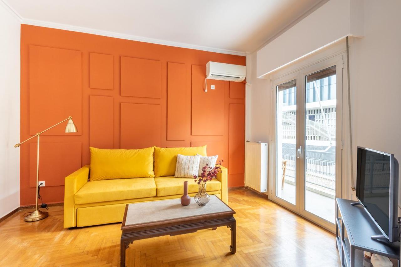 Spacious High-Ceiling 2-Bedroom By Acropolis Museum Aten Exteriör bild