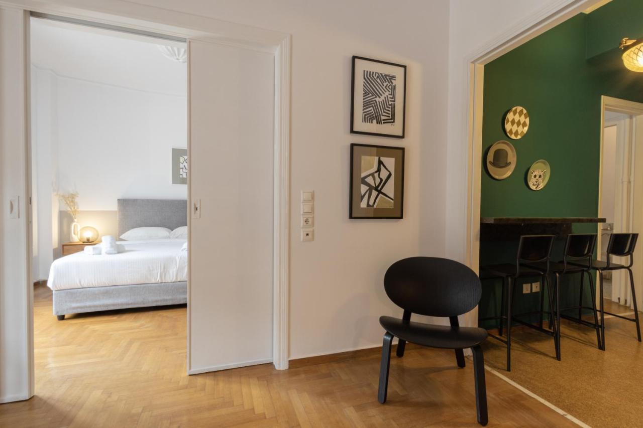 Spacious High-Ceiling 2-Bedroom By Acropolis Museum Aten Exteriör bild