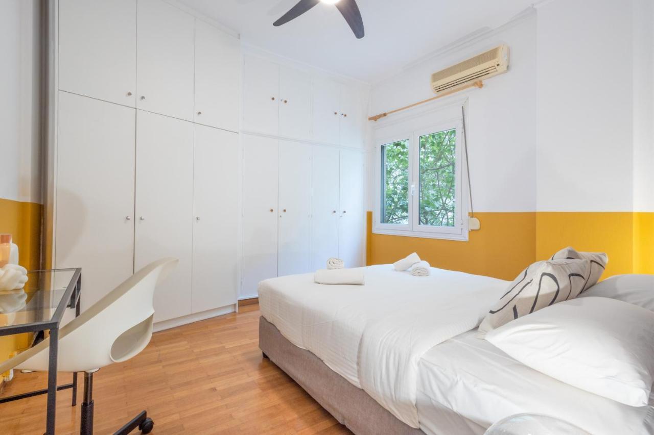Spacious High-Ceiling 2-Bedroom By Acropolis Museum Aten Exteriör bild